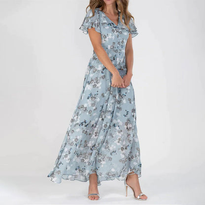 Seraphina - Maxikleid mit Blumenmuster - Elegant - Saisonale Kollektion - Ideal für formelle Anlässe für Damen