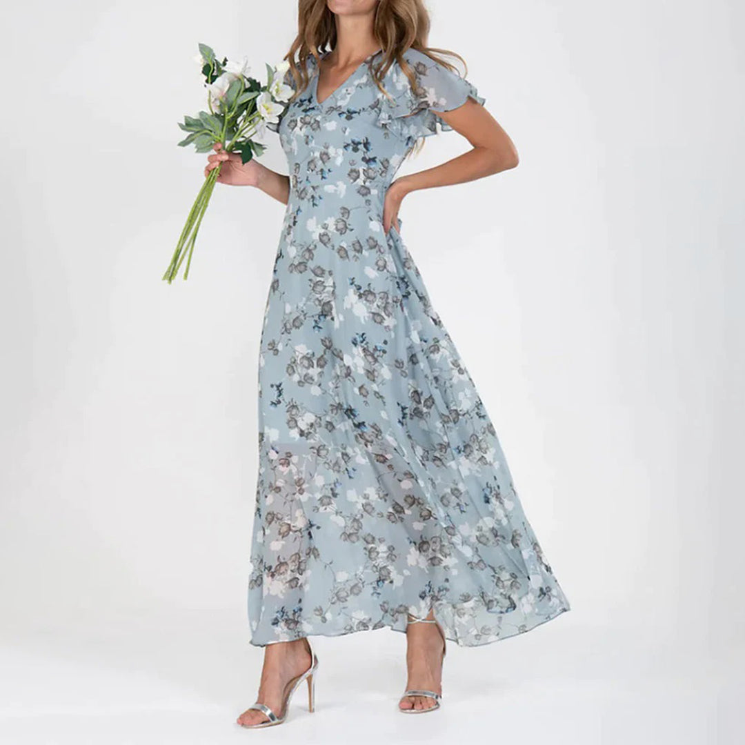 Seraphina - Maxikleid mit Blumenmuster - Elegant - Saisonale Kollektion - Ideal für formelle Anlässe für Damen