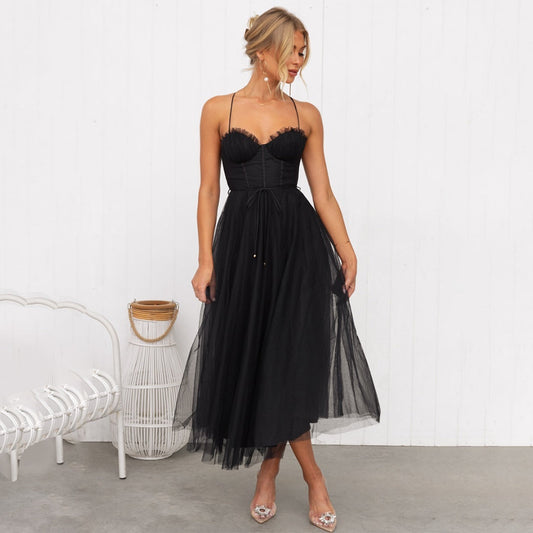 Helga - Midikleid - Elegant - Luxuriöse Materialien - Für Formelle Anlässe für Damen