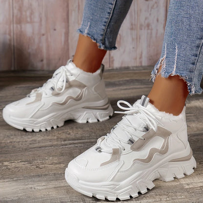 Stilvolle Leichte Strick-Cut-Out Sneaker für Damen | Perfekt für Casual Days