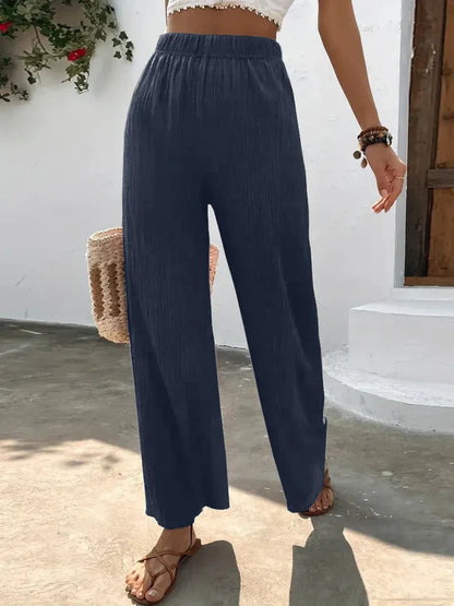 Casual High Waist Wide Leg Pants | Perfekt für Alltag und Freizeit für Damen