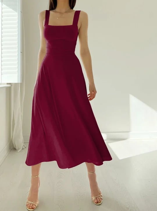 Novia - Bequemes Bambus-Midikleid für Damen