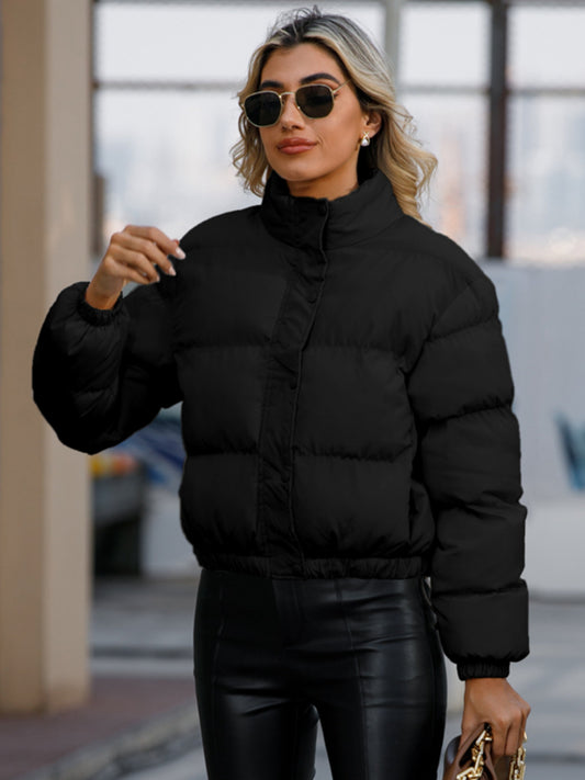 Stilvolle Warme Kurze Winterjacke mit Polsterung für Damen | Ideal für Herbst/Winter