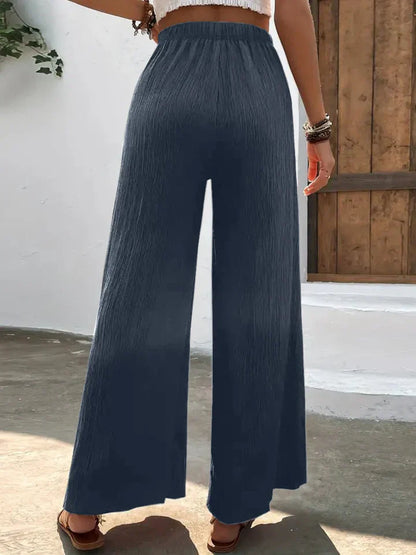 Casual High Waist Wide Leg Pants | Perfekt für Alltag und Freizeit für Damen