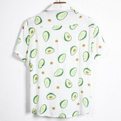 Hattie - Polo-Shirt - Lässig - Avocado-Druck | Formaler Stil - Ideal für Summer für Herren