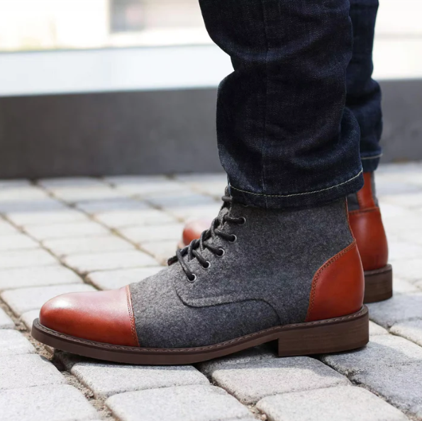 Klassische Business-Schuhe mit Schnürsenkeln aus Veganes Leder für Herren | Eco-Friendly Materialien