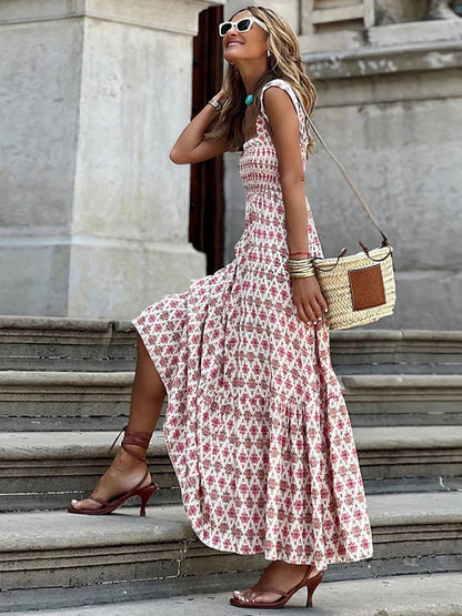 Aine - Elegantes Maxikleid im Boho-Stil für Damen