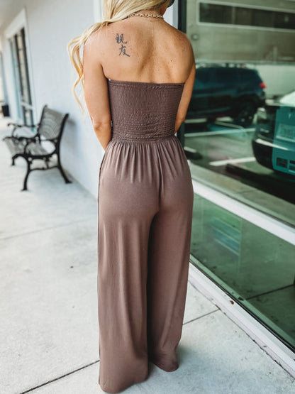 Tyla - Jumpsuit - Schulterfrei - Schick-und-stilvoll - Abend/Sommer für Damen