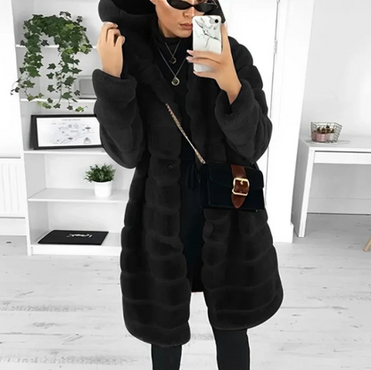 Warme Leichte Winterjacke mit Kapuze für Damen | Ideal für Herbst/Winter