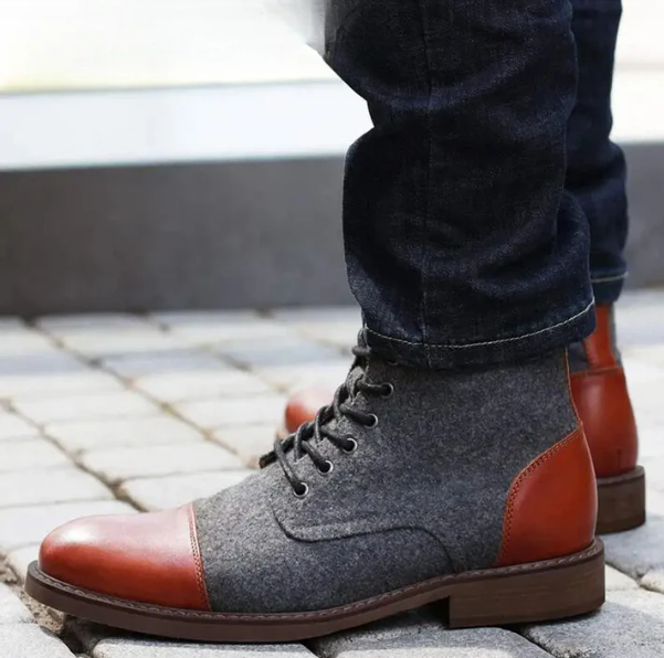 Klassische Business-Schuhe mit Schnürsenkeln aus Veganes Leder für Herren | Eco-Friendly Materialien