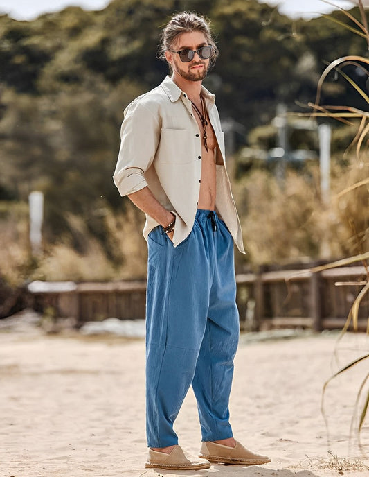 Jabari- Hose - Klassisch - Formaler Stil - Ideal für den Sommer für Herren