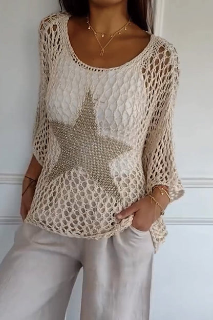 Sariel - Strickpullover - Lässig - Vielseitiges Design - Ideal für formelle Anlässe für Damen