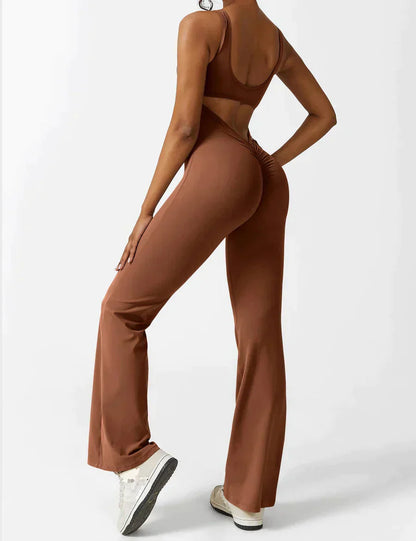 Miya- Jumpsuit mit V-Ausschnitt für Damen