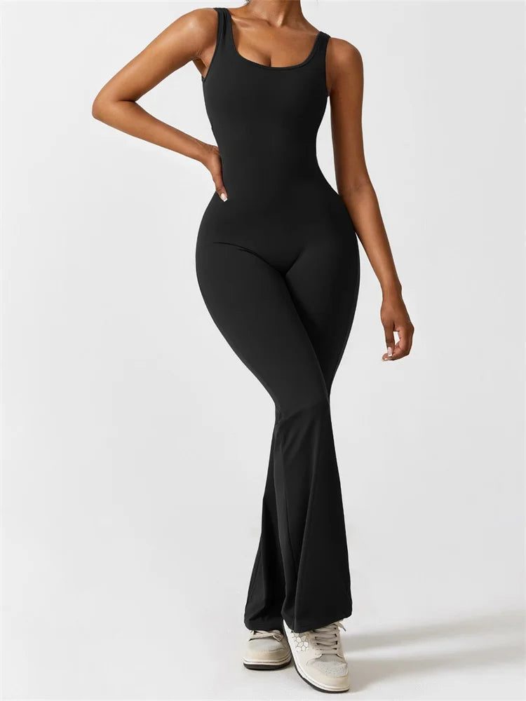 Miya- Jumpsuit mit V-Ausschnitt für Damen